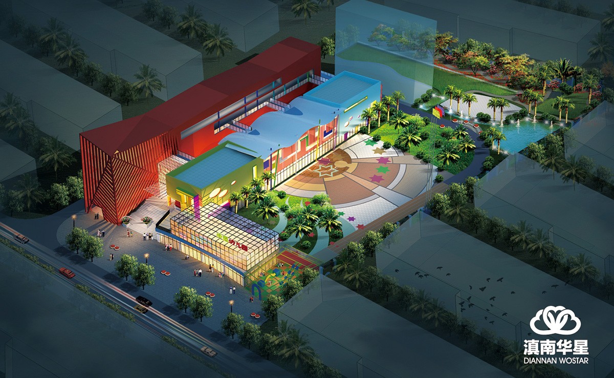 蒙自华星幼儿园VI设计案例展示图片一